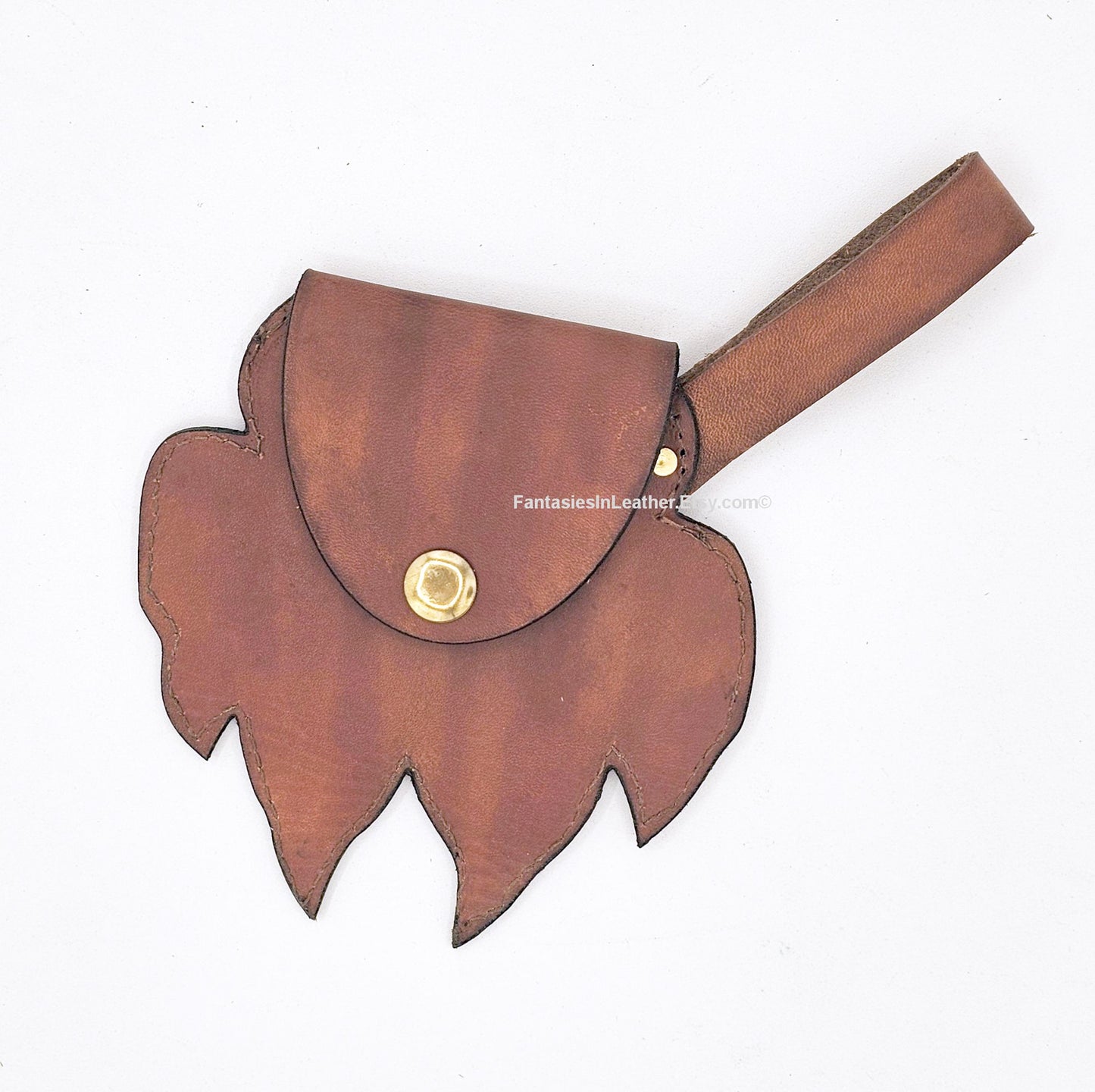 Bear Paw Leather Card Holder Wallet