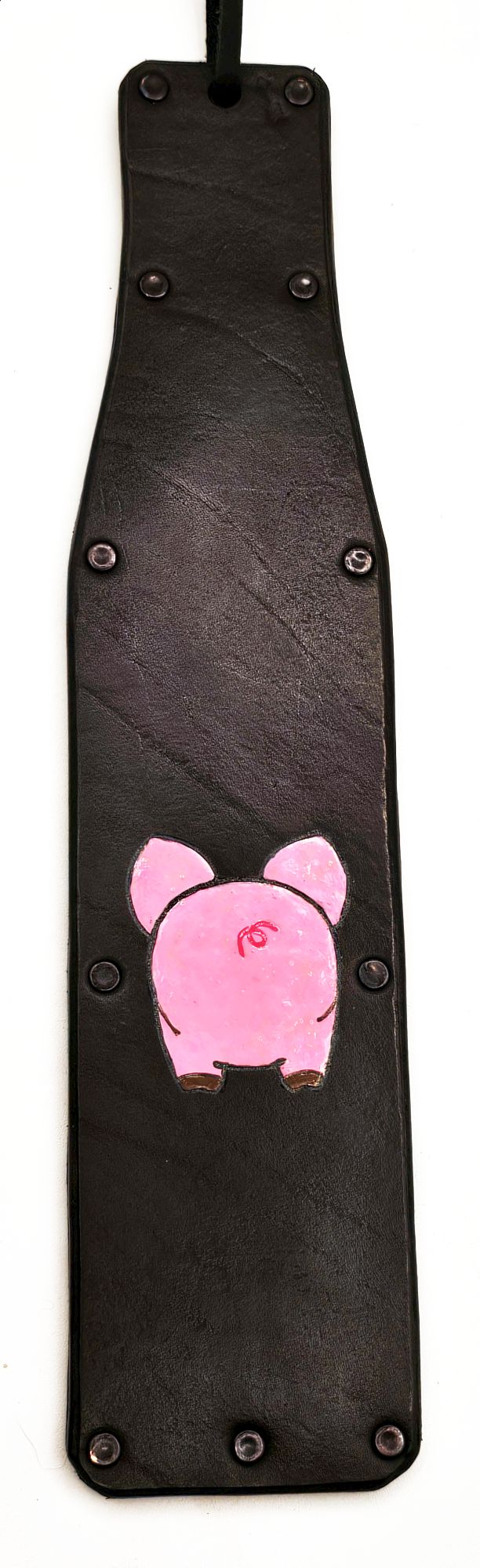Piggy Leather Paddle