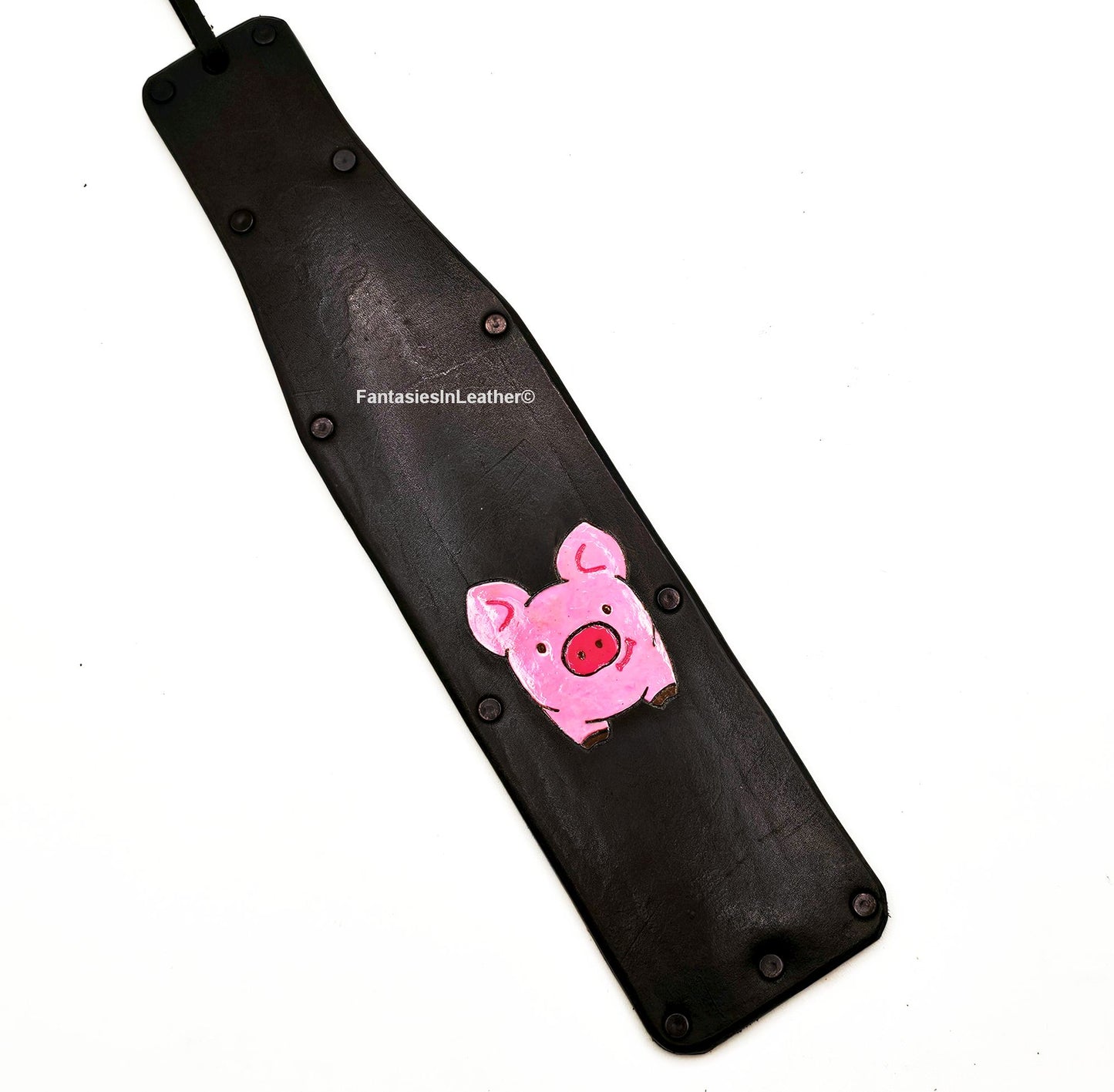 Piggy Leather Paddle