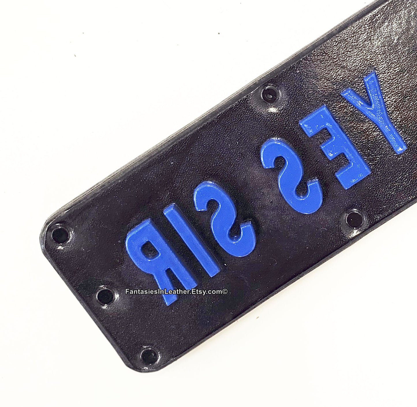 Yes Sir -  Leather Imprint Paddle